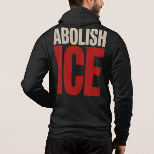 Sudadera Diseño de tipografía minimalista para abolir ICE p