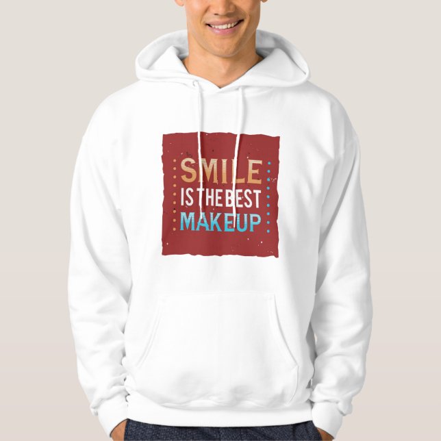 Sudadera Diseño de tipografía motivacional de cita inspirad (Anverso)