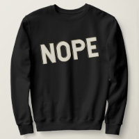 Diseño de tipografía NOPE Letras en negrita