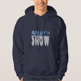 Sudadera Diseño de tipografía para esquiador de montaña nev