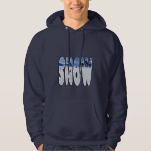 Sudadera Diseño de tipografía para esquiador de montaña nev
