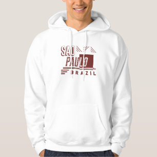 Sudadera Diseño de tipografía urbana moderna de Sao Paulo B