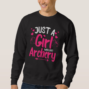 Sudadera Diseño de tiro con arco para Chicas mujeres cazado