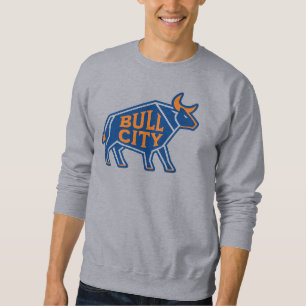 Sudadera Diseño de toros geométricos de la ciudad del toro