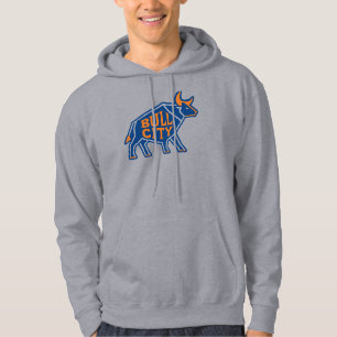 Sudadera Diseño de toros geométricos de la ciudad del toro