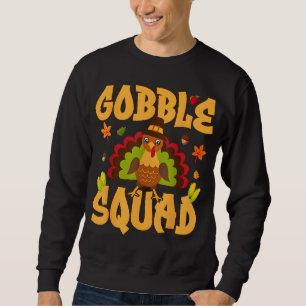 Sudadera Diseño de Turquía del Escuadrón de Gobble - Escuad