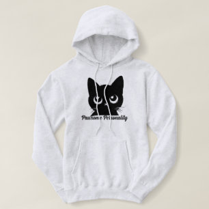 Sudadera Diseño de un gato personal atractivo