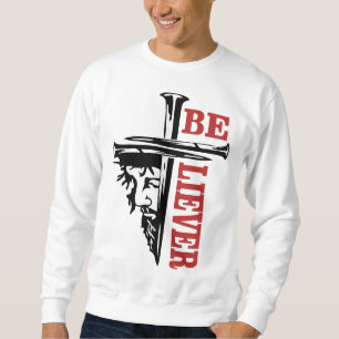 Sudadera Diseño de uña de cruz de Jesús – Cristiano poderos