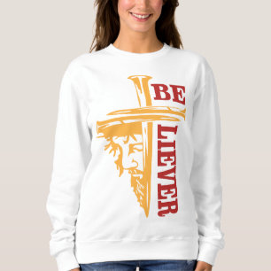 Sudadera Diseño de uña de cruz de Jesús – Cristiano poderos