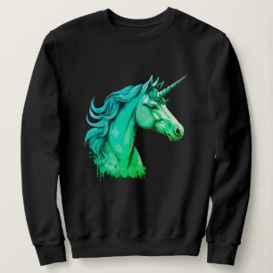 Sudadera Diseño de Unicornio – Manga Larga para Mujer