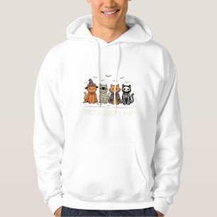 Sudadera Diseño de vector de disfraz de gato de Halloween S