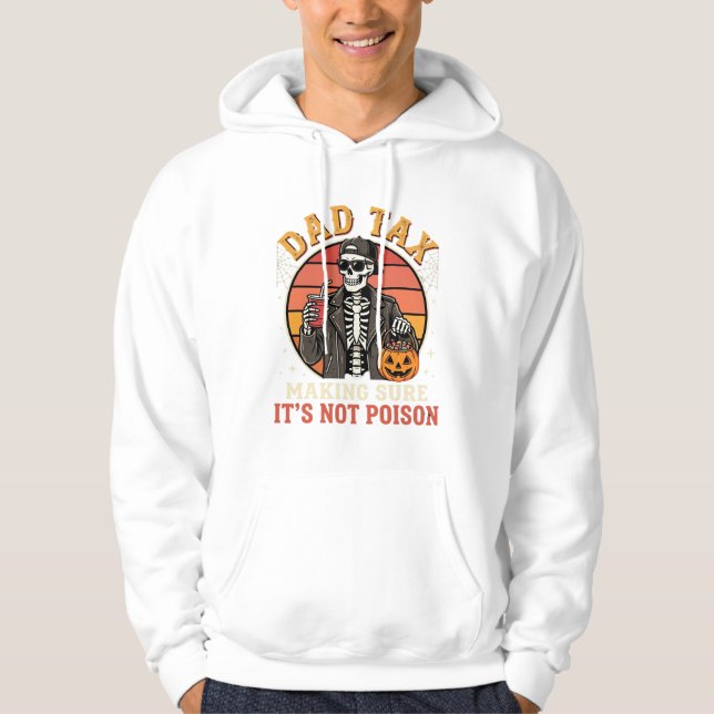 Sudadera Diseño de vector de dulces de Halloween esqueleto  (Anverso)