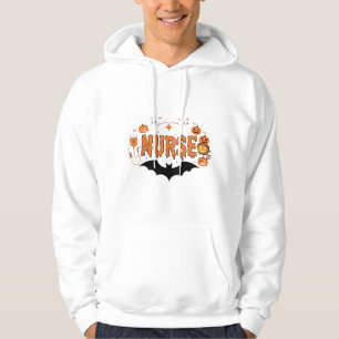 Sudadera Diseño de vector de enfermera de Halloween con cal
