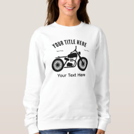 Sudadera Diseño de velocidad y libertad en motocicleta