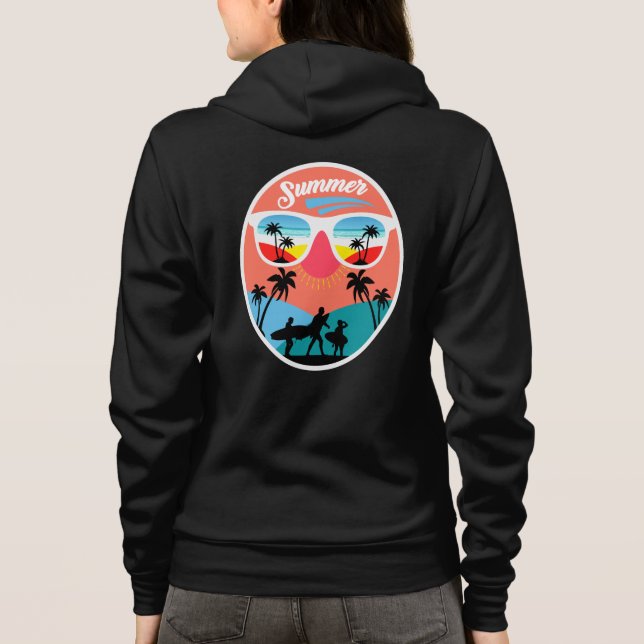Sudadera Diseño de verano vintage-68265 (Reverso)