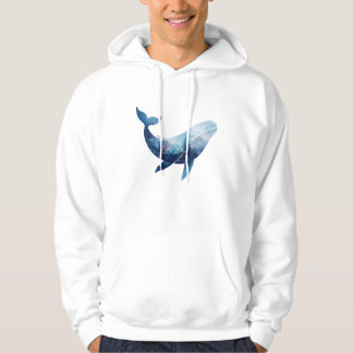 Sudadera Diseño de vida marina de ballena elegante