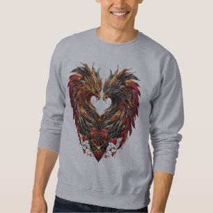 Sudadera Diseño de vidrios para dragones encantados