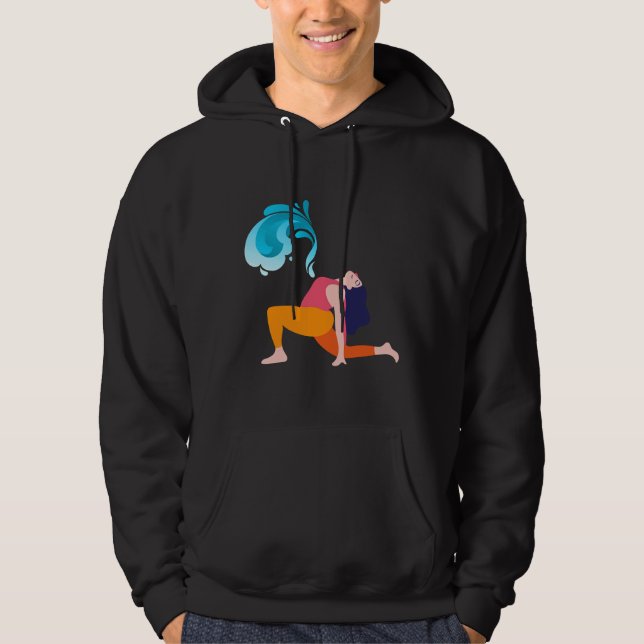 Sudadera Diseño de yoga (Anverso)
