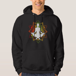 Sudadera Diseño de Yoga Postura de Yoga Pose Meditación Rel