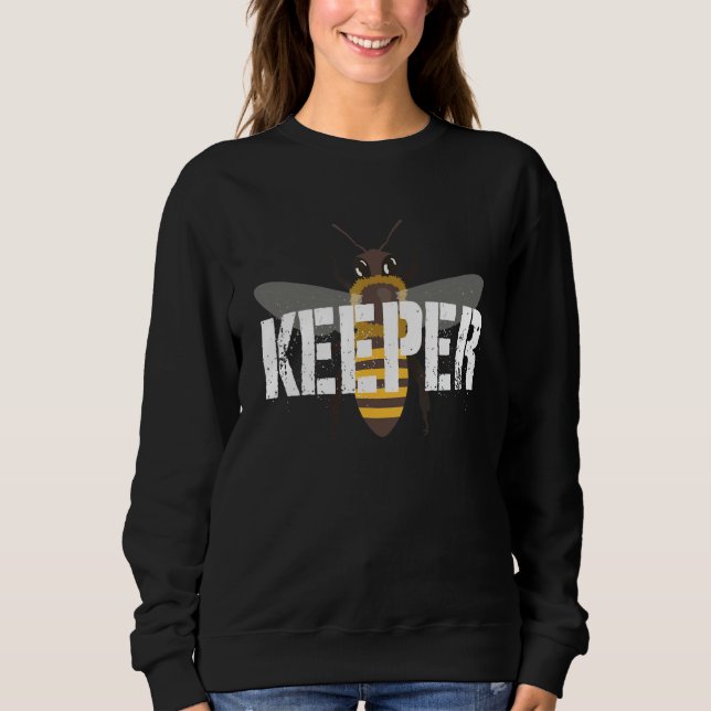 Sudadera Diseño del apicultor de miel de abeja (Anverso)