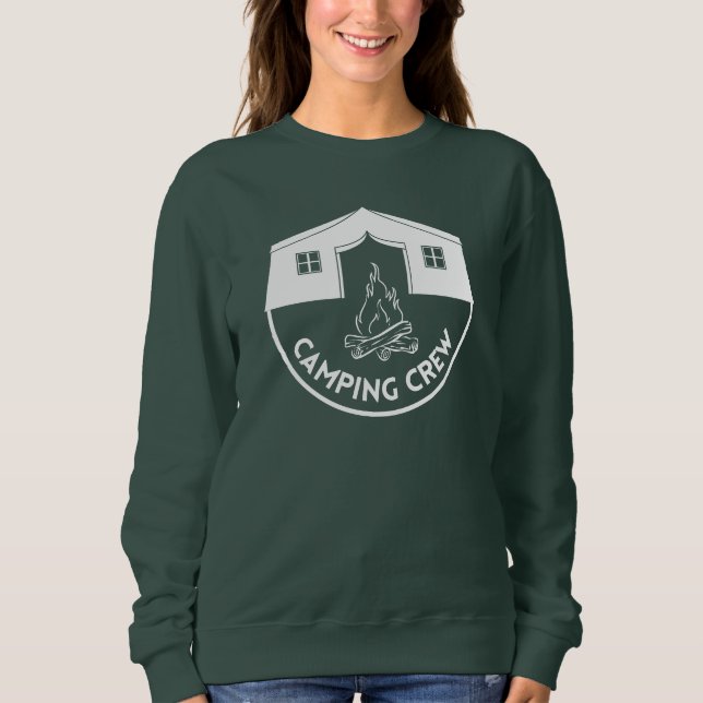 Sudadera Diseño del campamento Guay de Camping Crew (Anverso)