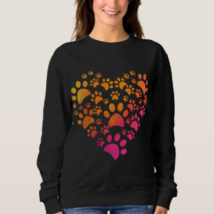 Sudadera Diseño del corazón para amantes del perro