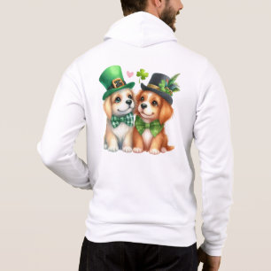 Sudadera Diseño del Día de San Patricio de Perros Adorables