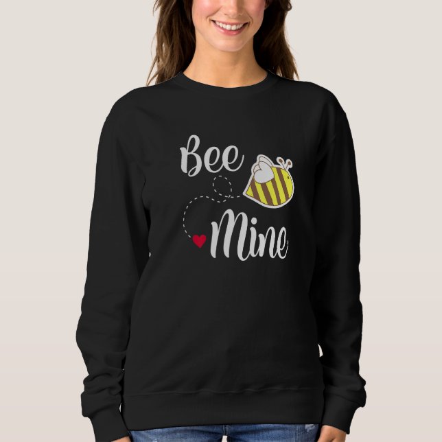 Sudadera Diseño del Día de San Valentín Cute Bee Mine (Anverso)