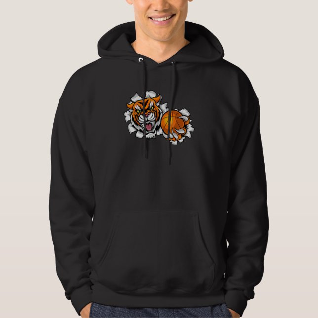Sudadera Diseño del equipo de deportes de animales de la ma (Anverso)