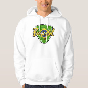 Sudadera Diseño del escudo del fútbol del Brasil