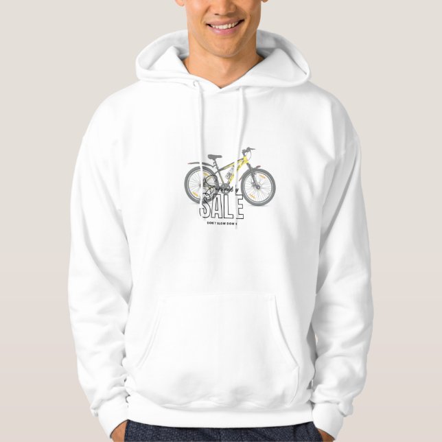 Sudadera Diseño del logo de la bicicleta en camiseta (Anverso)