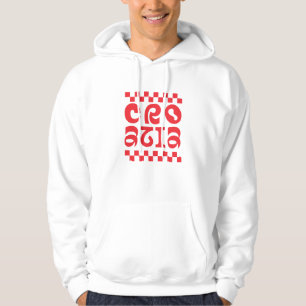 Sudadera diseño del logotipo del país croacia