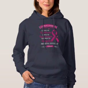 Sudadera Diseño del Mes de Conciencia sobre el Cáncer de Ma
