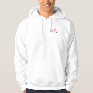 Sudadera Diseño del patrón de texto navideño: arte festivo