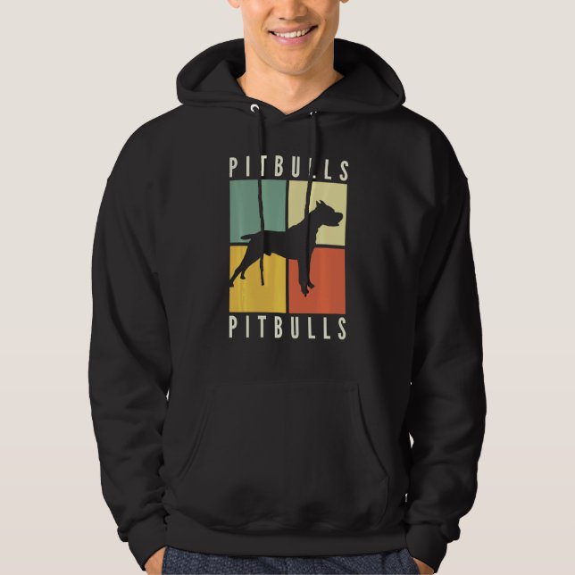 Sudadera Diseño del perro de Pitbulls (Anverso)