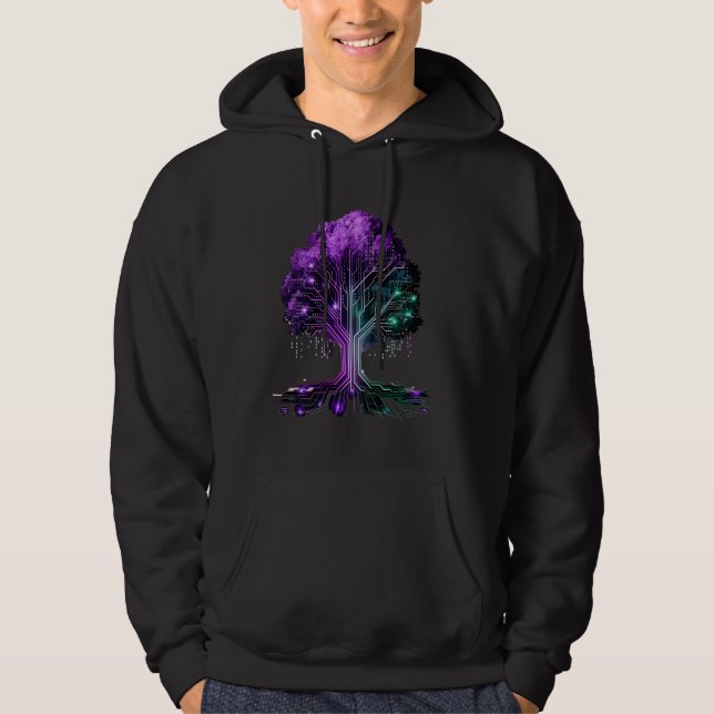 Sudadera Diseño del programador de computadoras del codific (Anverso)