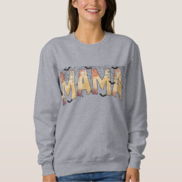 Sudadera Diseño del tema Mama Halloween Fall