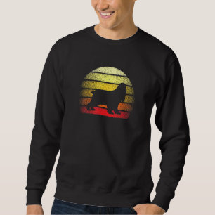 Sudadera Diseño del tema retro Sunset Cocker Spaniel Dog