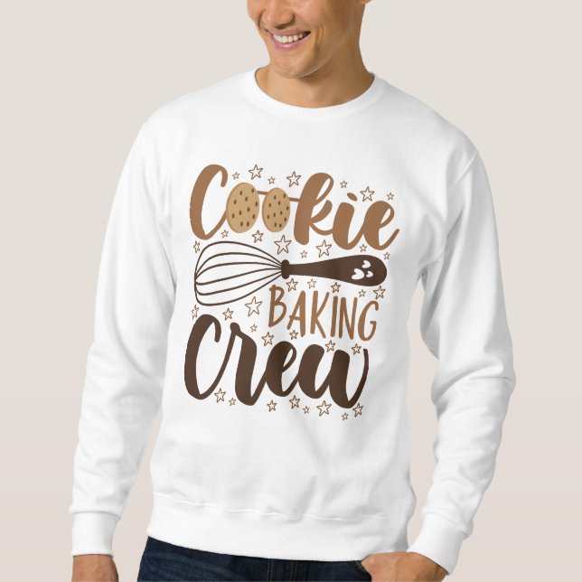 Sudadera Diseño divertido de galletas de pan (Anverso)