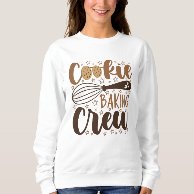 Sudadera Diseño divertido de galletas de pan (Anverso)