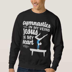 Sudadera Diseño divertido de gimnasia para hombres gimnasta