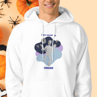 Sudadera Diseño divertido de Halloween de la momia que nece