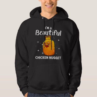 Sudadera Diseño Divertido de Nugget de Pollo para Niños y M