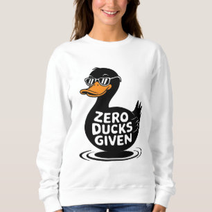 Sudadera Diseño divertido de pato genial - Zero patos dados