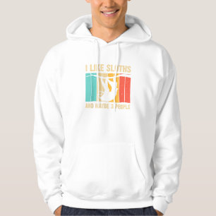 Sudadera Diseño Divertido de Perezoso para Hombres Mujeres