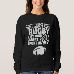 Sudadera Diseño Divertido de Rugby para Hombres Mujeres Jug