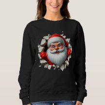 Diseño divertido de Santa Claus 3D para Navidad y