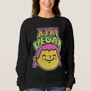 Sudadera Diseño divertido vegano vegetariano