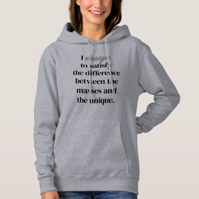 Sudadera Diseño el hogar básico de las mujeres (Anverso)