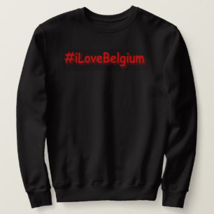 Sudadera Diseño elegante de "iLoveBelgium". ¡Hazte con una 